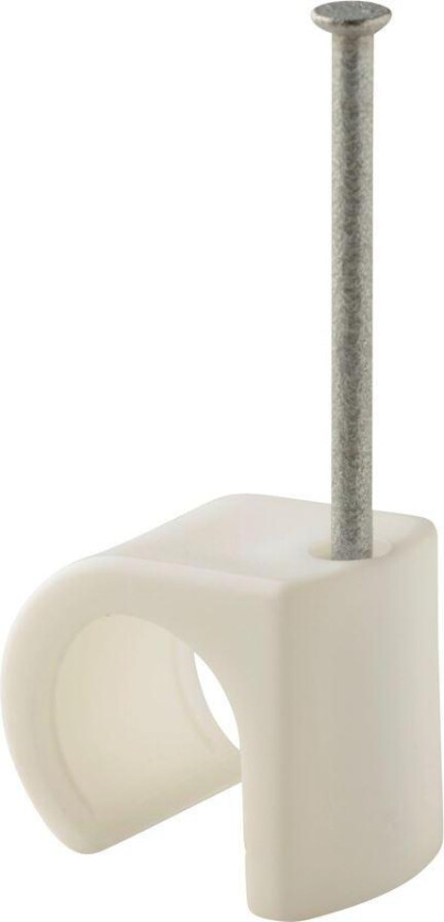 Bilde av Plastklips rund C14-20 hvit 15pk
