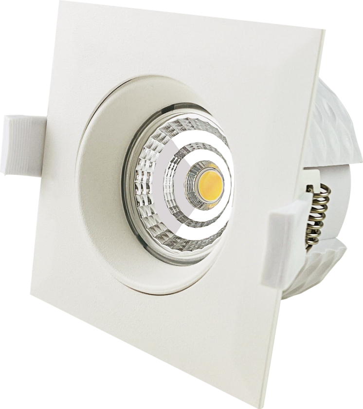 Swan v3 9W Rett-i-isolasjon Warmdim Firkantet