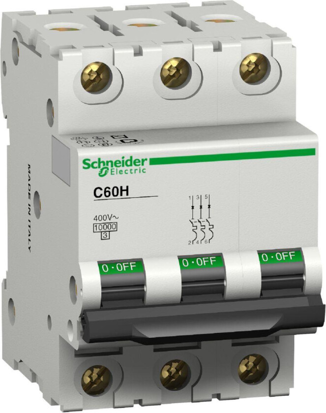 Kombivern/hovedsikring C60B 3x40A