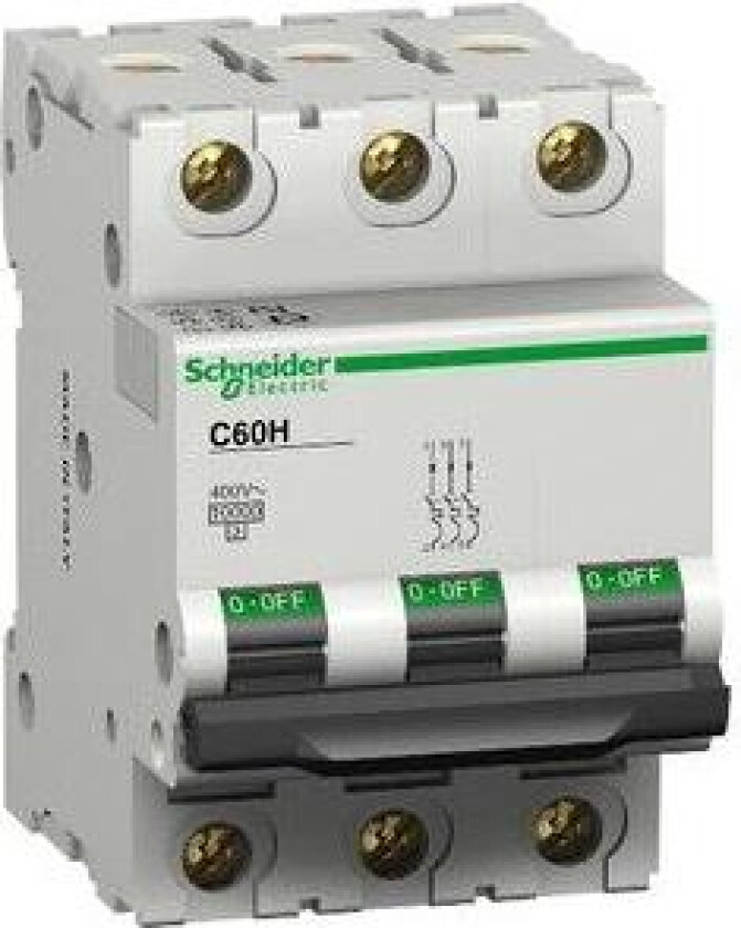 Kombivern/hovedsikring C60B 3x63A