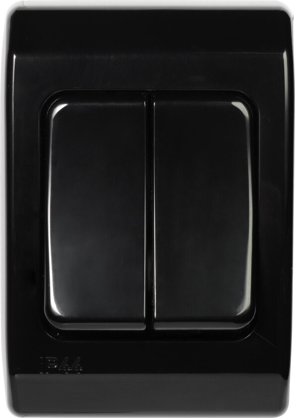 Admiral serievender bryter AS16/5 Påvegg IP44 Sort