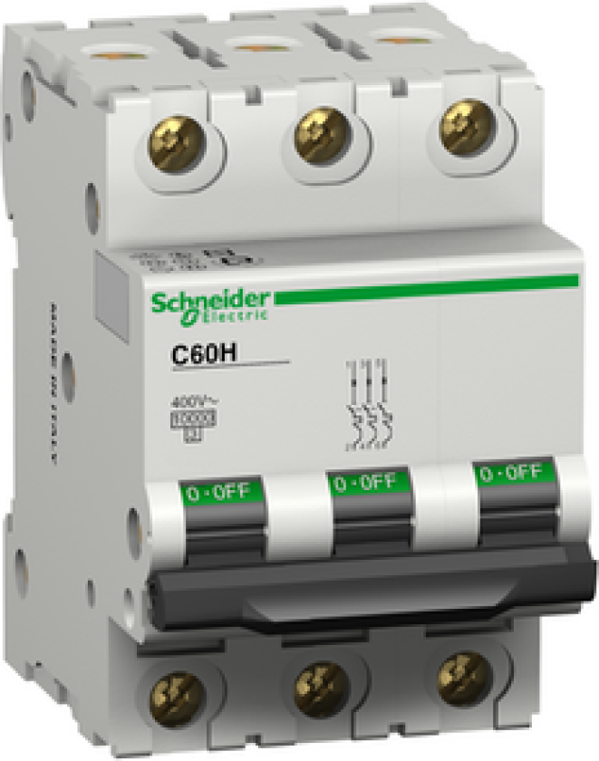 Kombivern/hovedsikring C60B 3x32A