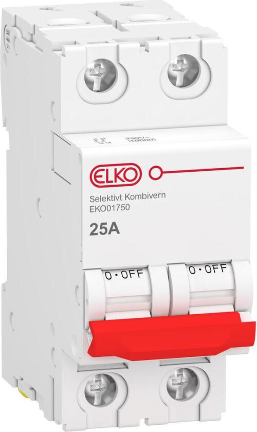 Selektivt Kombivern OV 2P 25A
