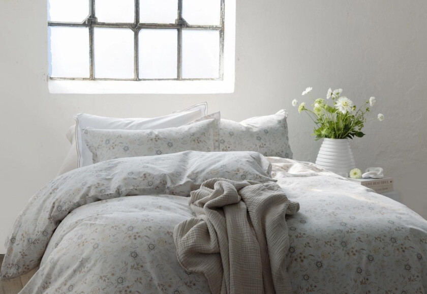 Liva Sengesett Bomull Blå 200x220