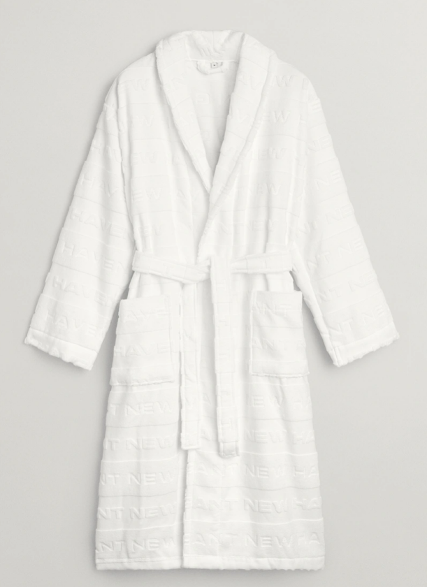 Morgenkåpe Jaquard NewHaven Hvit S