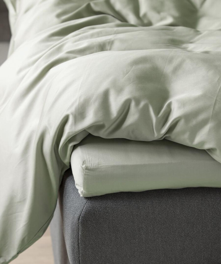 Cloud Sengesett Sateng Lys-Grønn 140x220