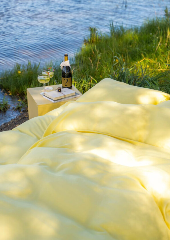 Bambus Sengesett Gul 140x220