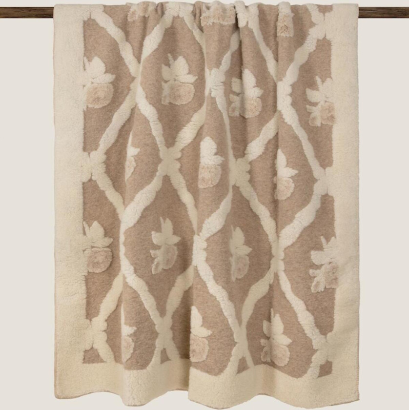 Pledd Kokt-Ull Antique-Beige 150x190
