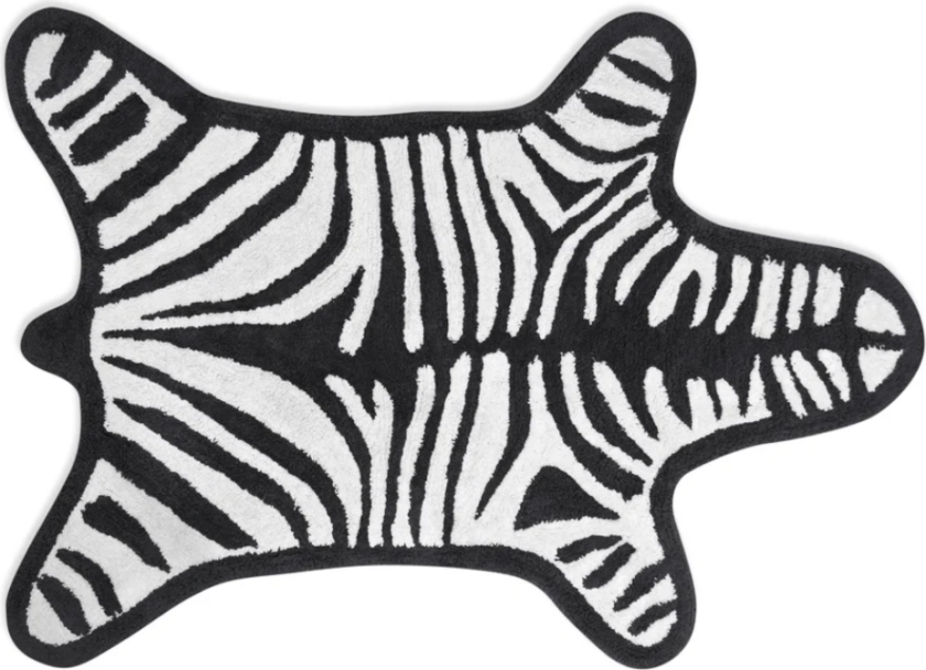 Bilde av Zebra Badematte Sort 79x12
