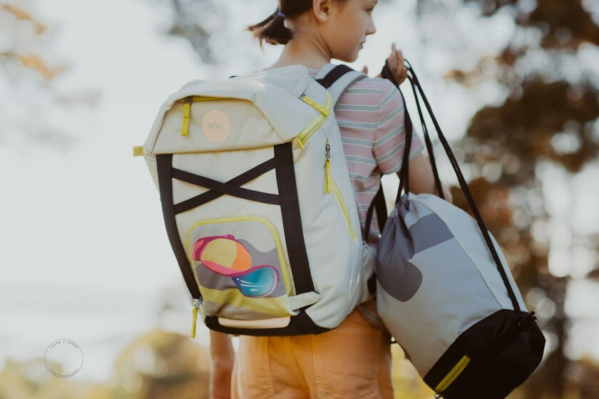 Thulitt Skolesekk 22L Grå