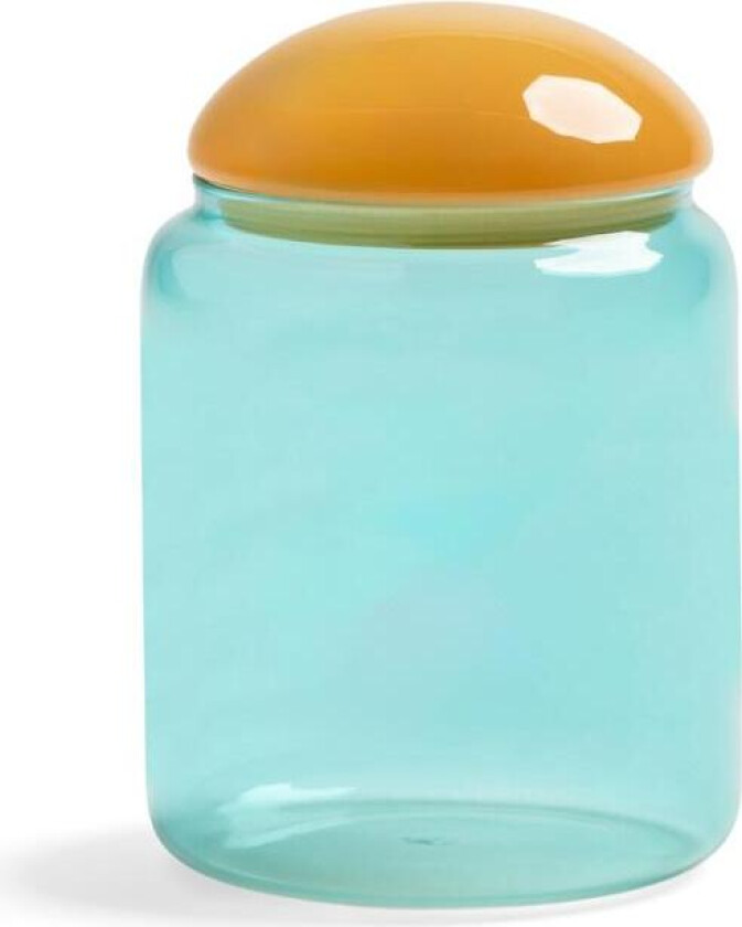 Glasskrukke Turkis H17,5