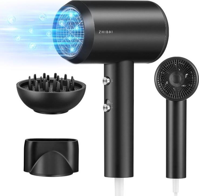 Hårføner HL321 Anti-statisk, Svart