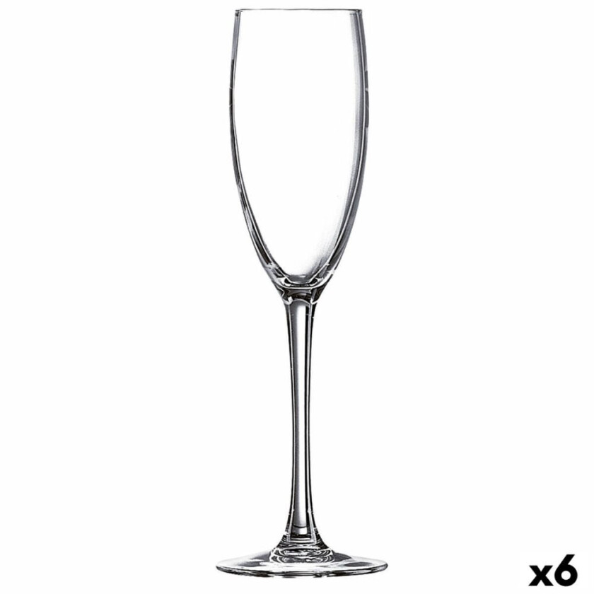 Champagneglass Luminarc La Cave Transparent Glass (160 ml) (6 kvantitet)