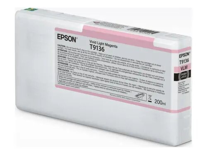 T9136 - vivid light magenta - original - ink cartridge - Blekkpatron Vivid light magenta