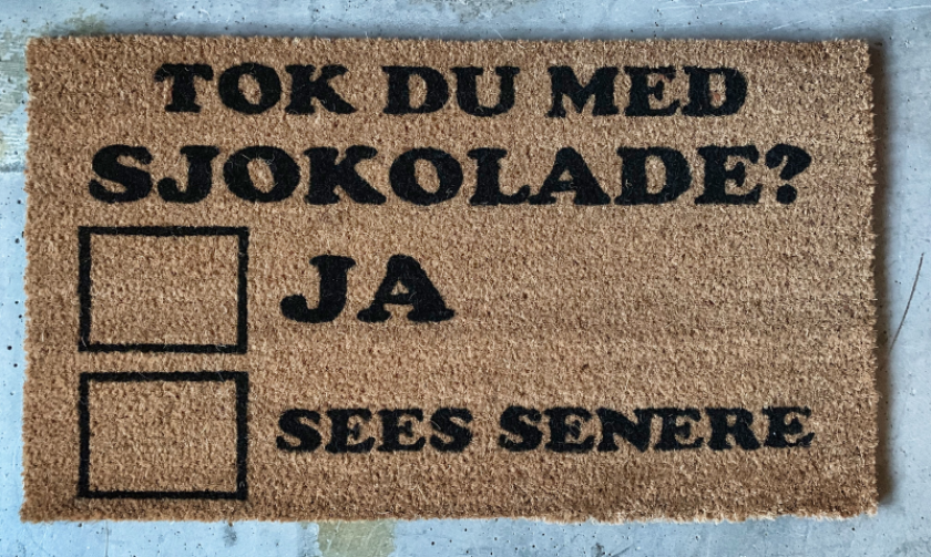 Dørmatte "Sjokolade"