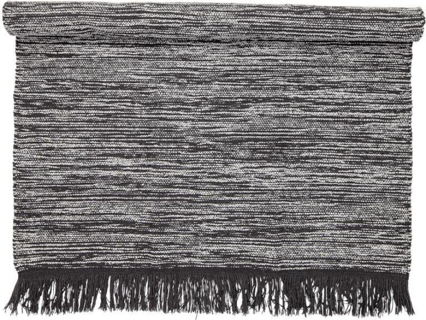Teppe Ull Grå-Sort 140x200