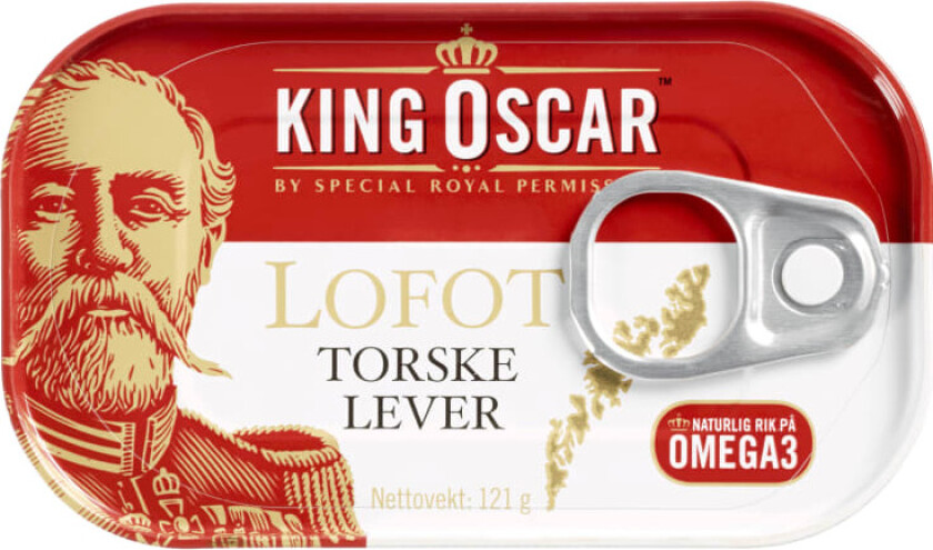 King Oscar Torskelever 121g