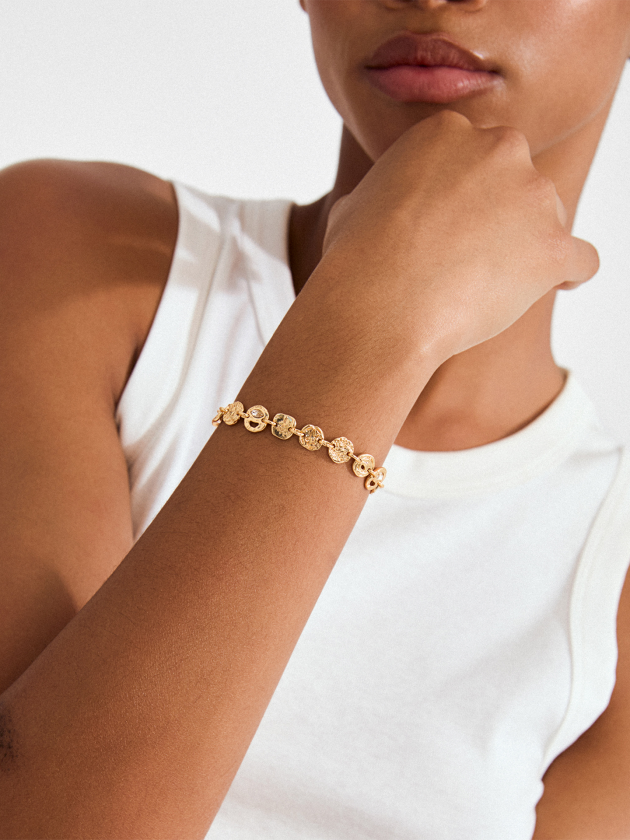 Fire Armbånd - Gull - Dame - Smykker