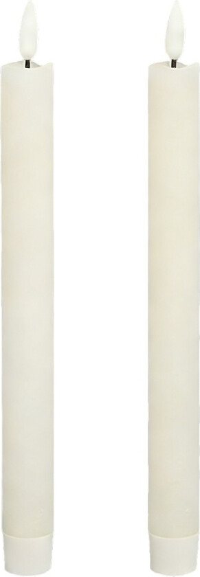 LED-kronelys, 2 stk