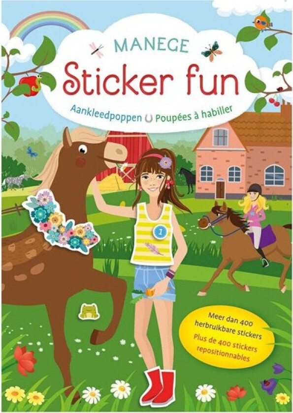 Riding School Sticker Fun Dress-up Dolls
