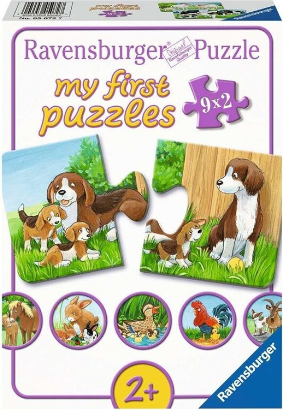 Farm Animal Families 9x2 pcs.