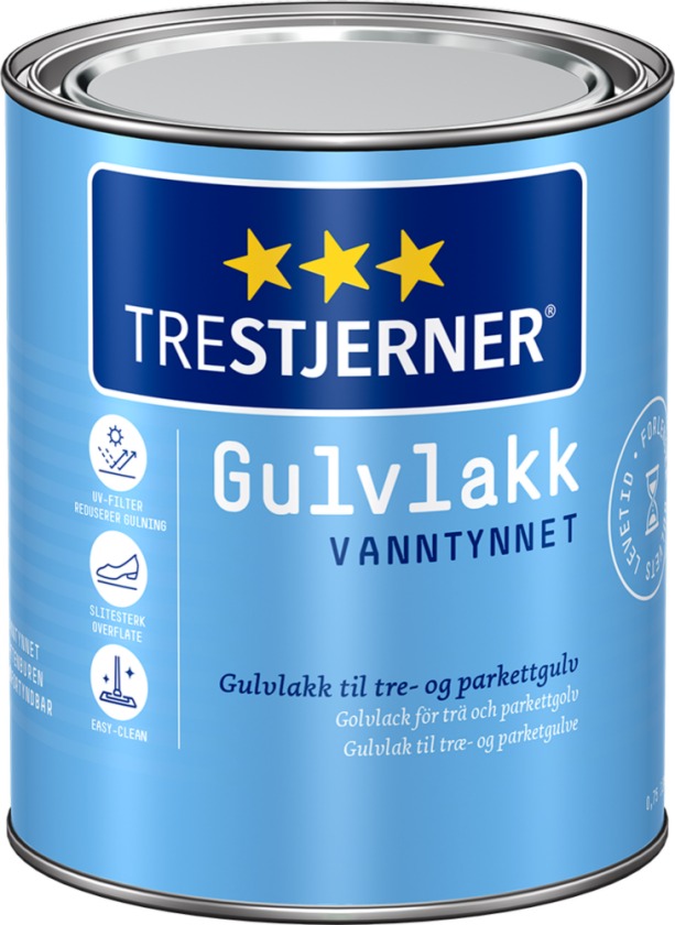 Gulvlakk halvblank 0.75l