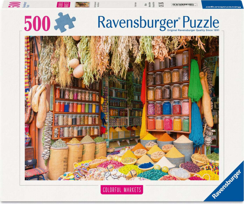 Puslespill 500 Marokko Ravensburger