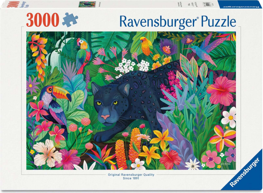 Puslespill 3000 Panter Ravensburger