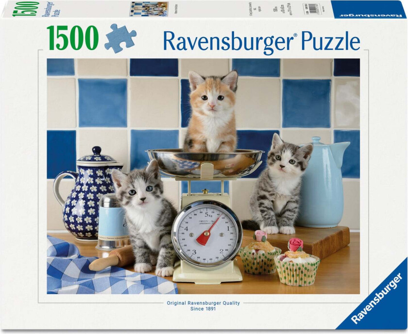 Puslespill 1500 Søte Katter Ravensburger