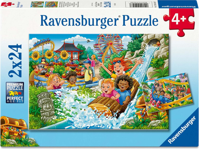 Puslespill 2x24 Fornøyelsespark Raven