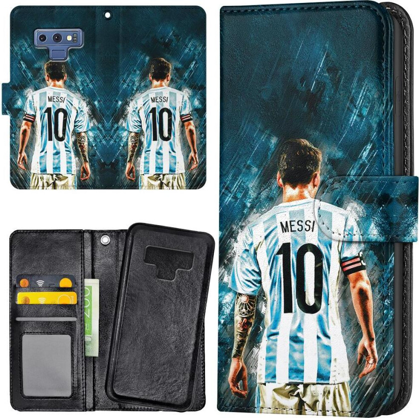 Samsung Galaxy Note 9 - Lommebok Deksel Messi