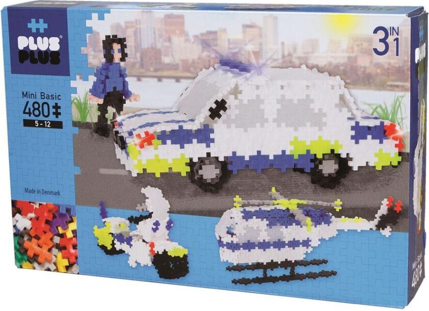 Police 3-i-1 - Plus-Plus