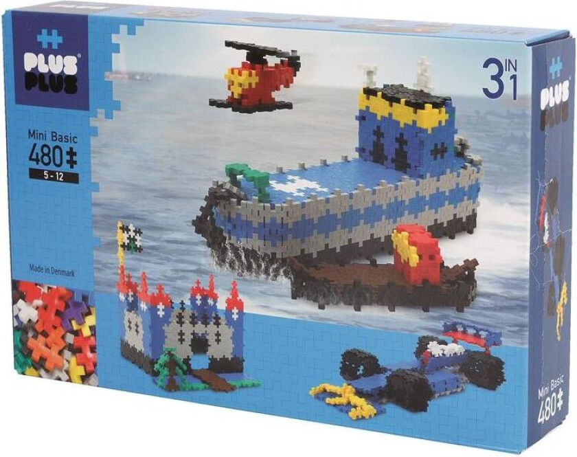 480 pcs 3-i-1 samlesæt - Plus-Plus
