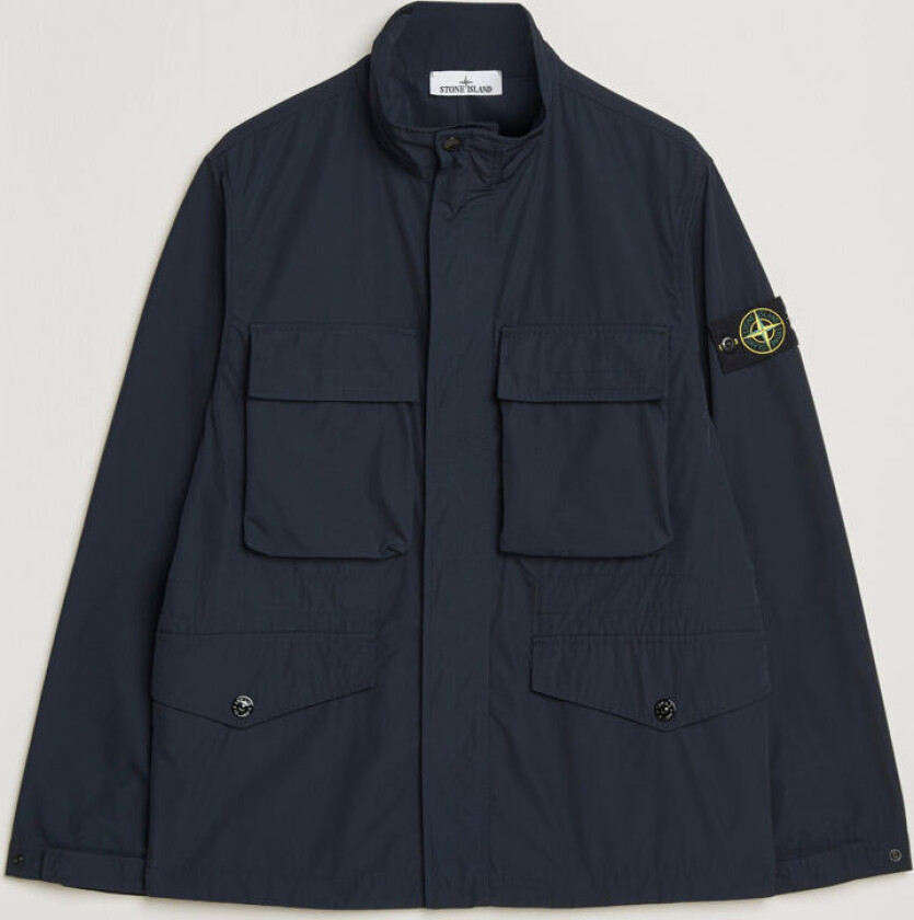 Stone Island Micro Twill Field Jacket Navy