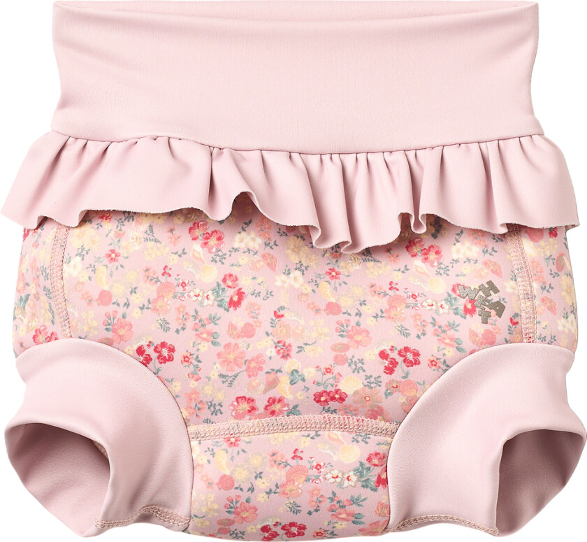 Svømmebleie m. Volanger - Rita - Powder Blomster And Sjøma - - 6-12 md - Svømmebleie