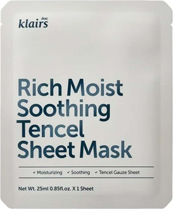 Rich Moist Soothing Tencel Sheet Mask