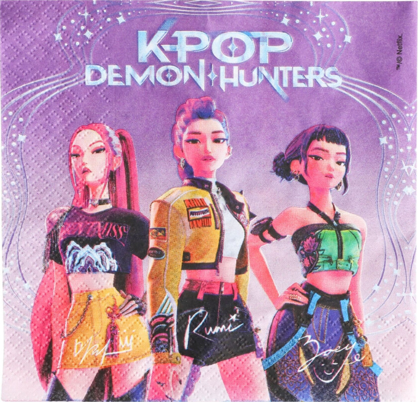 Servietter K-Pop Demon Hunters - 20-pakning