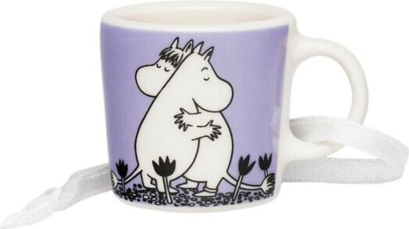 Mummikopp mini 3 cm Kjærlighet lilla