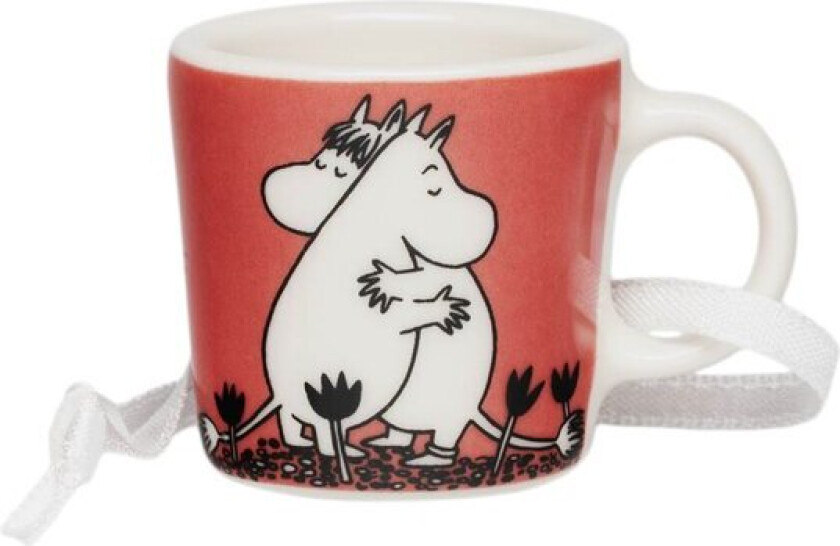 Mummikopp mini 3 cm Kjærlighet rød