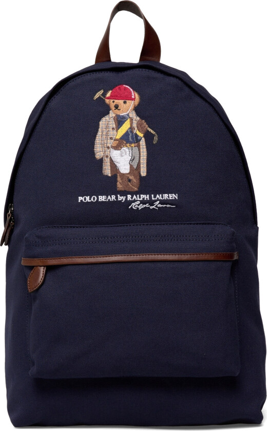 Polo Bear Canvas Backpack - Navy - ONE SIZE