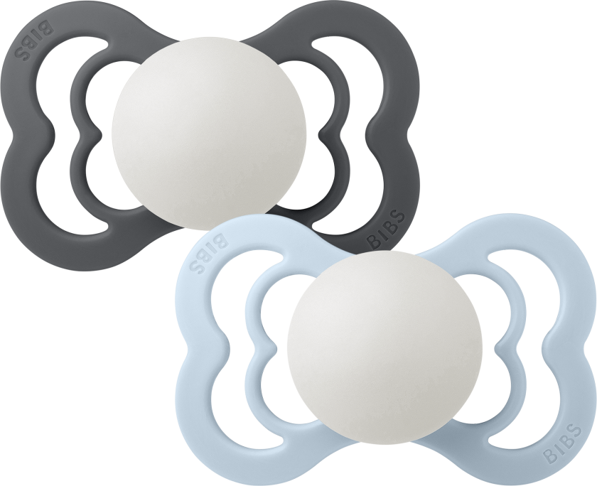 Pacifier Supreme - Iron Glow/Baby Blue Glow - Size 2