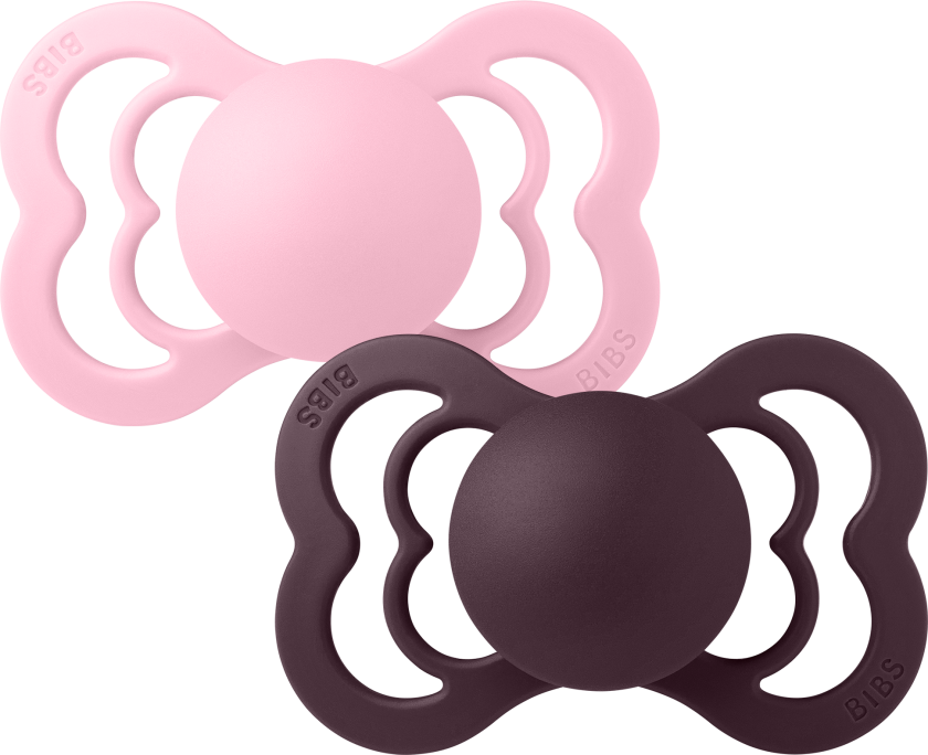 Pacifier Supreme - Baby Pink/Plum - Size 2