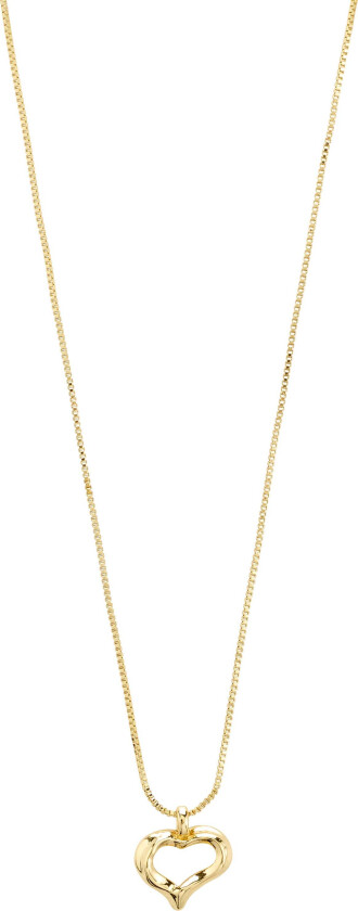 IRIS halskjede gullbelagt