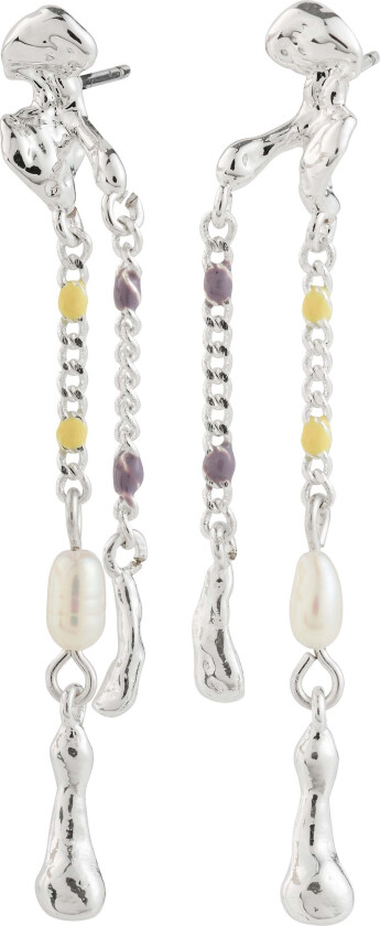 REGGIE øredobber sølvbelagt