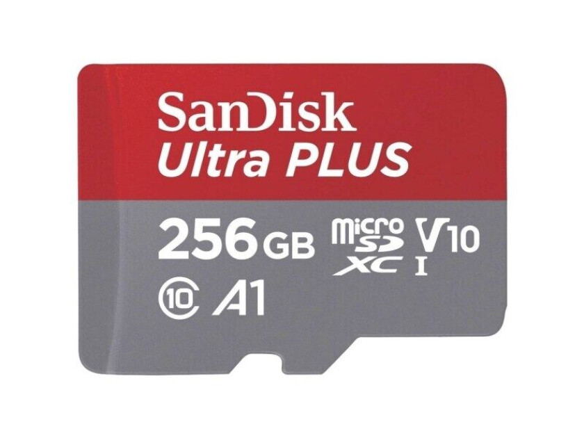 Bilde av microSDXC Ultra PLUS 256GB (A1/UHS-1/Cl.10/160MB/s) + Adapter MicroSDXC-kort 256 GB A1 Application Performance Class, UHS-Class 1, Class 10 U