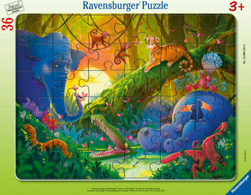 Puslespill 36 Jungel Ravensburger