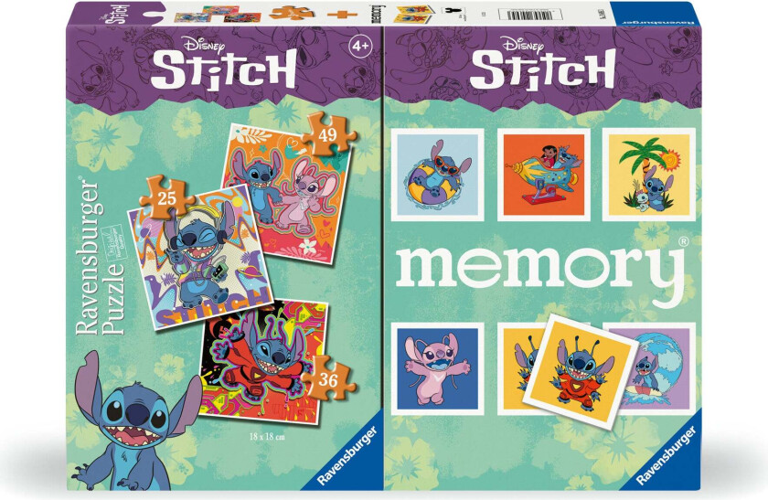 Spill Disney Stitch 3 Puzzle Memory