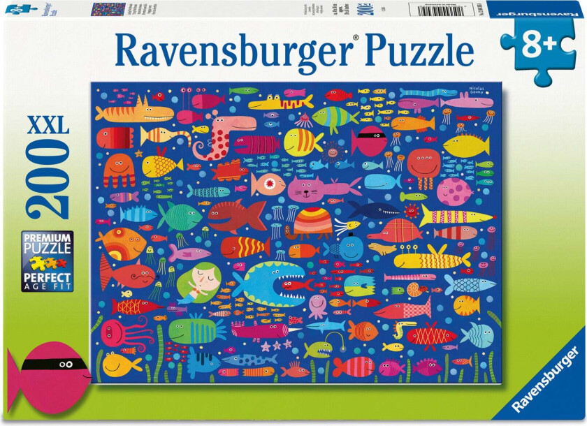 Puslespill 200 Fiskevenner Ravensburger