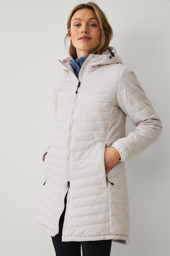 Parka Quilted Parka Ltw W - Grå