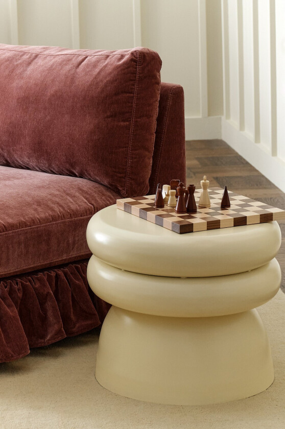 Sidebord / Nattbord Hikindra - Gul